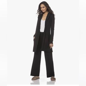 SKIN double layer Pima cotton lounge black jersey pants size 4 XL